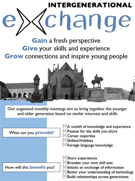 Intergenerational Exchange Grand Challenges University Of Exeter