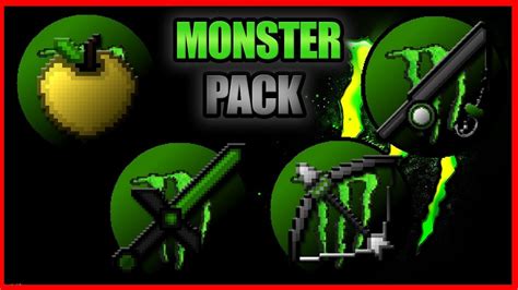 Minecraft Pvp Texture Pack L Monster Energy Texture Pack 1718