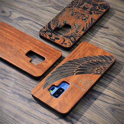 High Quality Real Wood Phone Case For Samsung S9 Pcreal Wood Mobile