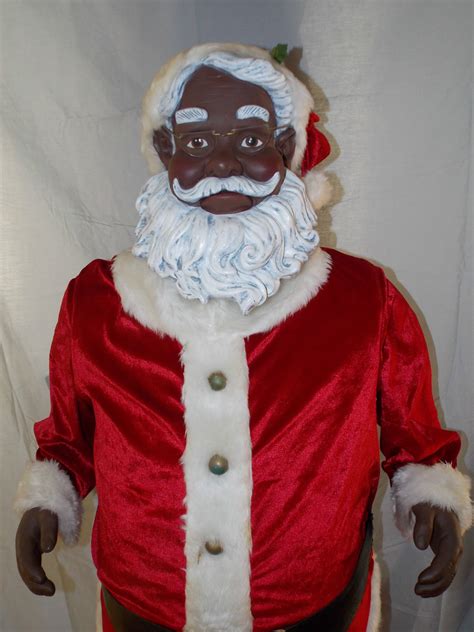 Image Gemmy Christmas 5 Life Size Singing Dancing African American