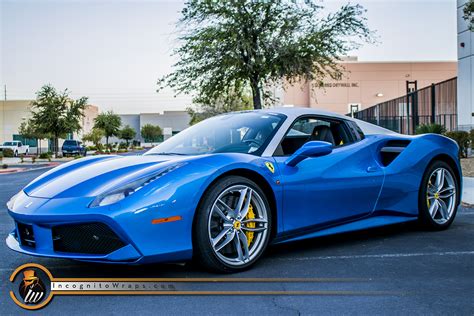 Ferrari 488 Spyder Brushed Aluminum Top — Incognito Wraps