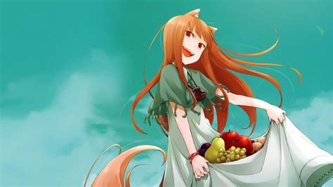 Illustration Anime Anime Girls Toy Holo Spice And Wolf Okamimimi Wolf Girls Computer Hd