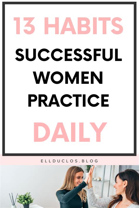 13 Habits of Successful Women - Create a Success Mindset | Successful ...