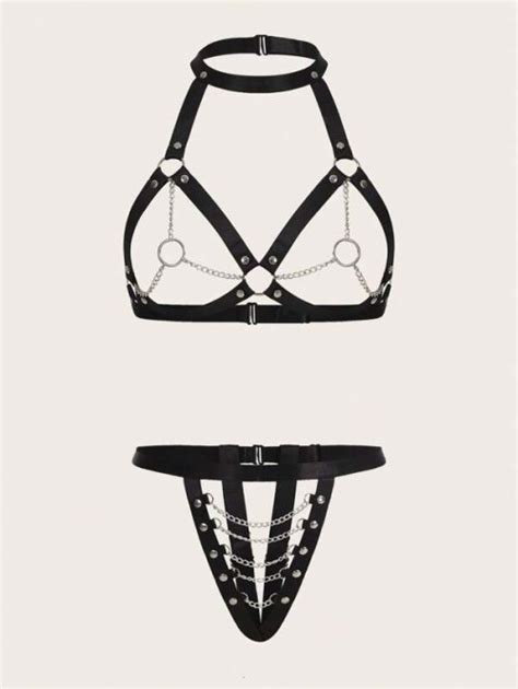 Chain Linked Harness Lingerie Set L Adult Pharma Playstore Catalogue