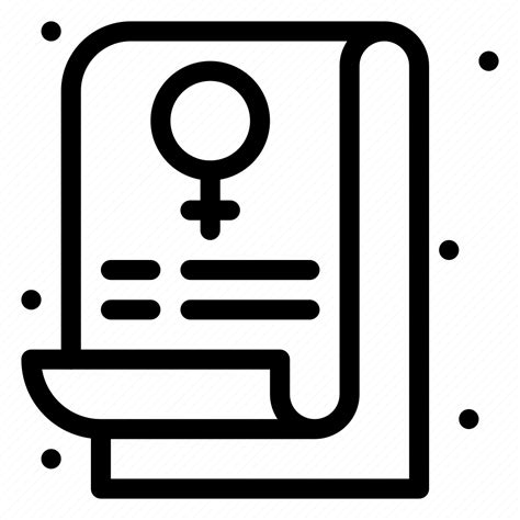 Gender Female Sex Sign Document Icon Download On Iconfinder
