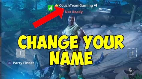 Here are some steps to help you do so How To Change Your Name In Fortnite Battle Royale - YouTube