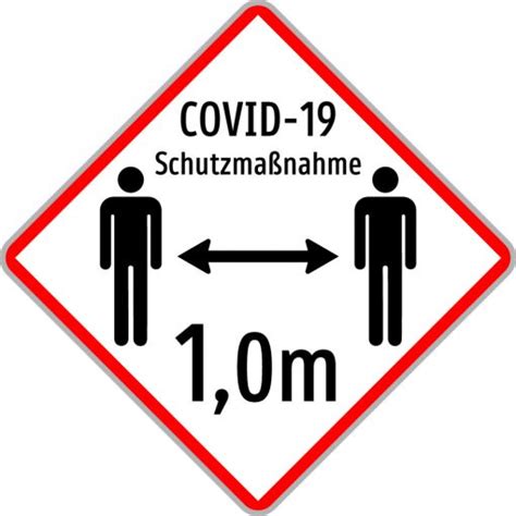 Covid war room citizen report contact trace. Schutztafel COVID-19, Abstand 1,0 m kaufen - im Haberkorn ...