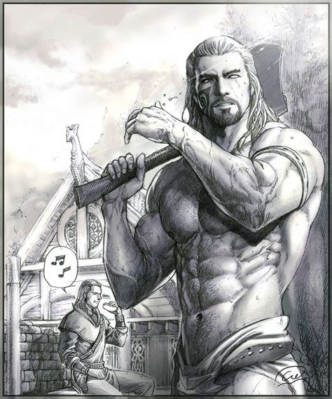 Argis And His Master Skyrim By Aenaluck On Deviantart Skyrim Art
