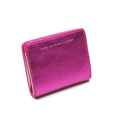 Marc By Marc Jacobs Metallic Pink Mini Wallet #M0001857 | Marc By Marc Jacobs M0001857