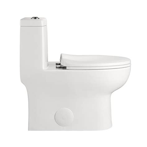 Deervalley Dv 1f026 Dual Flush Elongated One Piece Standard Size Toilet