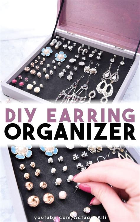 Diy Earring Organizer An Easy Solution For Earring Storage Plus 2