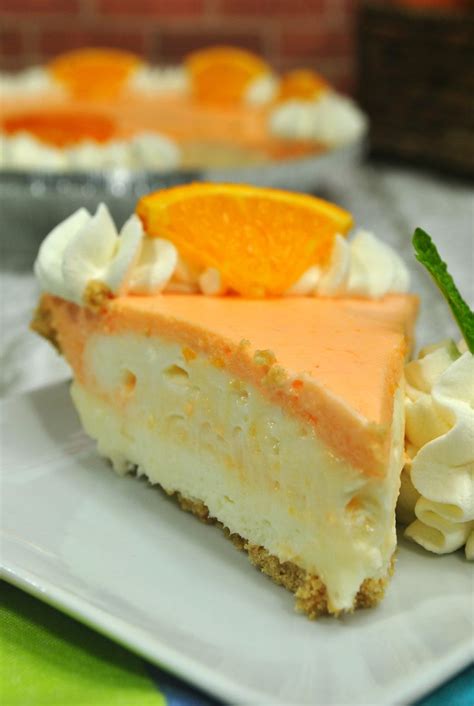 No Bake Orange Creamsicle Cheesecake Recipe Orange Baking Best