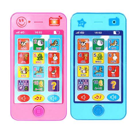 Kids Phone Childrens Educational Simulationp Music Mobile Toy Phone