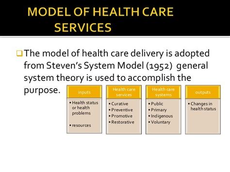 Health Care Delivery Ppt