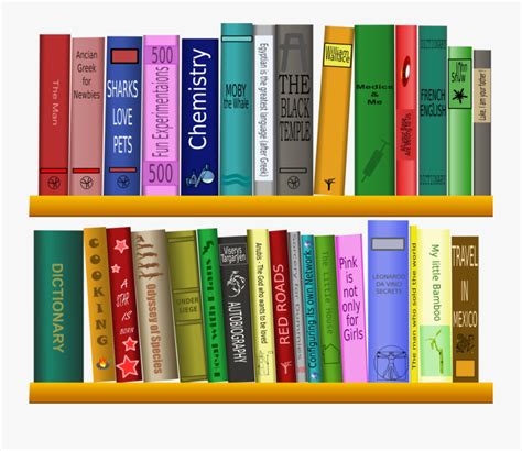 Books In Library Clip Art Free Transparent Clipart