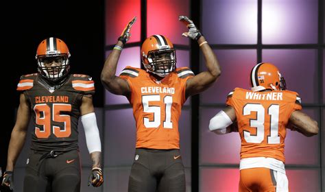 Cleveland Browns Unveil New Uniforms Nbc News