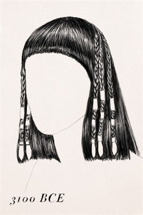 illustration by ammiel mendoza egyptian hairstyles egyptian makeup braids with beads