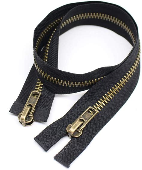 Byahoga 90 Cm 8 Large Metal Zip 2 Way Separable Zip For Jackets Sewing