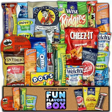 Fun Flavors Box Favorite American Snack Sampler Care Package 20