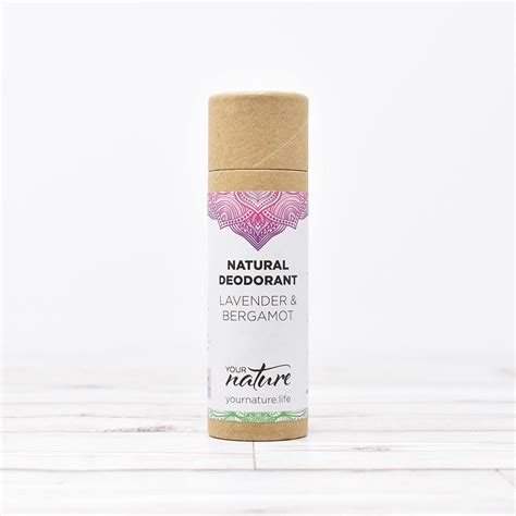 Natural Deodorant Stick Lavender And Bergamot 70g Your Nature