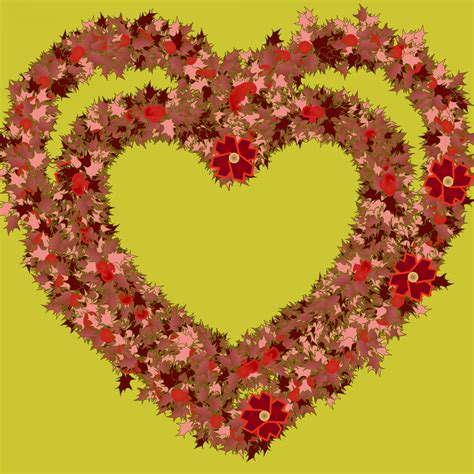 Flowery Hearts Free Stock Photo Public Domain Pictures