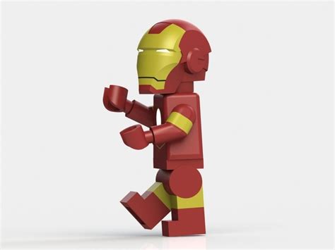 Ironman Lego 3d Model 3d Printable Stl Sldprt Sldasm Slddrw Wrl Wrz