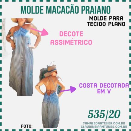 Molde Macac O Camaleoa Atelier De Costura