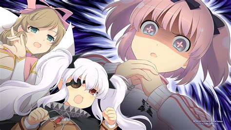 Hibari Haruka And Yagyu Senran Kagura And 1 More Drawn By Yaegashi