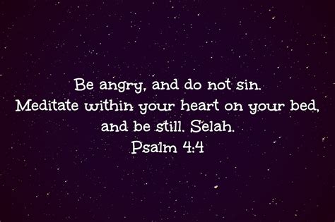 from tracie in your anger do not sin