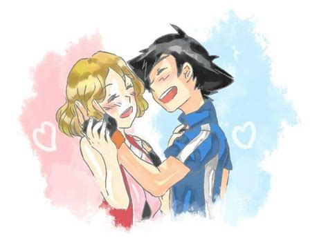 Beautiful ♡ Amourshipping ♡ I Give Good Credit To Whoever Made This Satoshi Pokemon Good