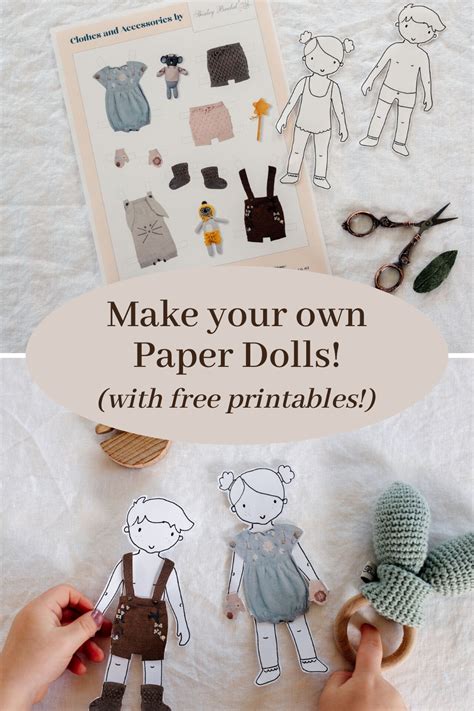 Make Your Own Paper Dolls With Free Printables Artofit
