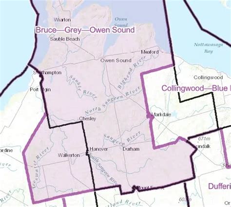 Changes Proposed For Grey Bruce Federal Electoral Boundaries Country 93