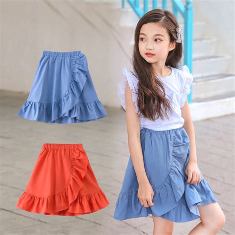 Kids Cotton Skirt 2019 New Baby Summer Skirt Children Princess Skirt