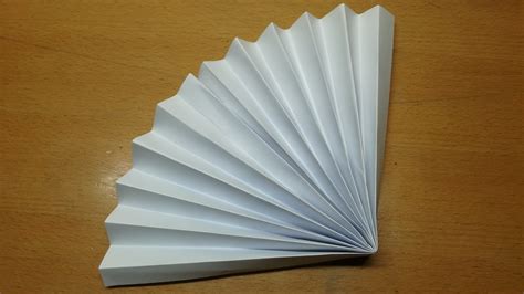 How To Make A Chinese Paper Fan Origami Paper Fan