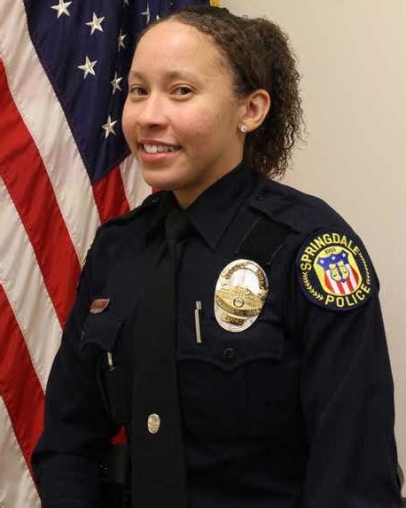Police Officer Kaia Lafay Grant Springdale Police Department Ohio