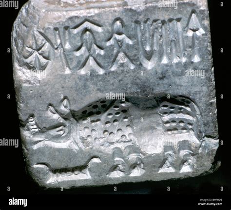 Steatite Seal With Rhinoceros Indus Valley Mohenjo Daro 2500 2000