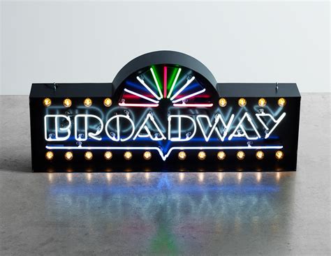 Broadway Neon 125cm X 55cm Kemp London Bespoke Neon Signs Prop