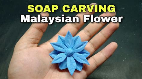 Soap Carving Flower Youtube