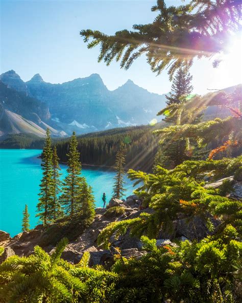 Before Hiking To Sentinel Pass Its Fun To Eat At Moraine Lake Moraine