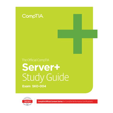 Server+ certification exam cram notes. The Official CompTIA Server+ Self-Paced Study Guide (Exam ...