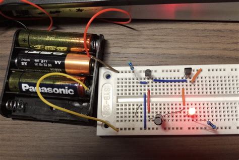 Breadboard Complementary Astable Multivibrator Vibrationoscillation