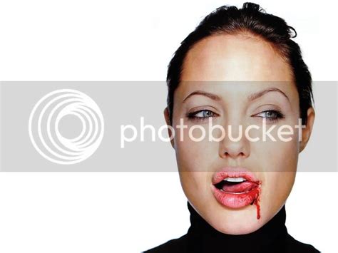 Angelina Jolie Sexy Licking Bloody Lips Photo By Mirrormag Photobucket