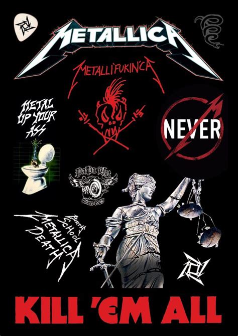 Metallica Stickers Metallica Art Heavy Metal Music Metallica