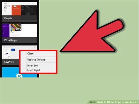 3 Ways To Close Apps In Windows 8 Wikihow
