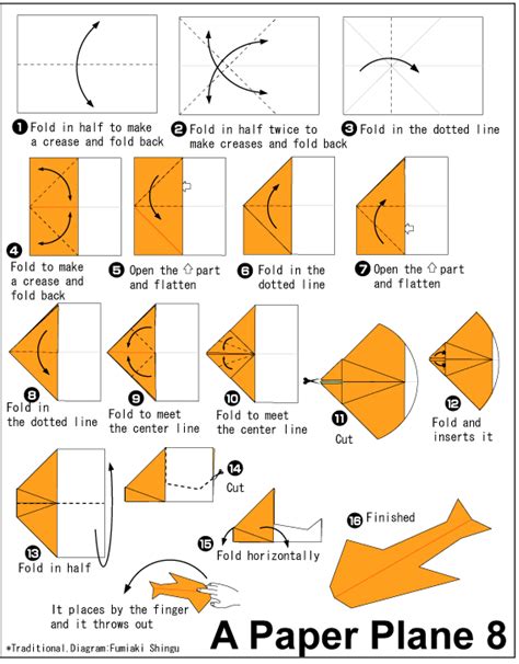 Paper Plane 8 Easy Origami Instructions For Kids