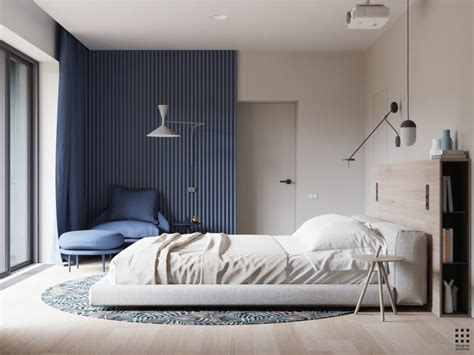 Blue Bedrooms Interior Design Ideas