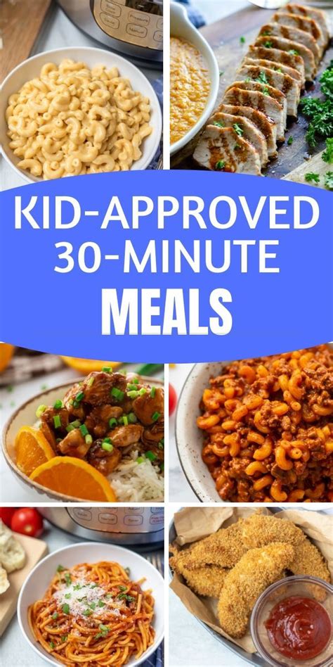 Healthy Family Meals Ready in Less than 30 Minutes ...