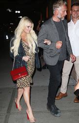 Candid Jessica Simpson Out With Her Husband In New York City