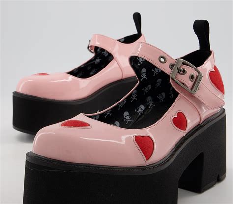 Lamoda Ladies Night Platform Mary Jane Shoes Pink Flat Shoes For Women