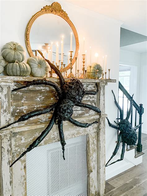 Diy Giant Spooky Halloween Spider Decorations 15 For A Huge Spider